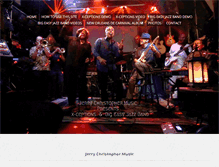 Tablet Screenshot of jerrychristophermusic.com